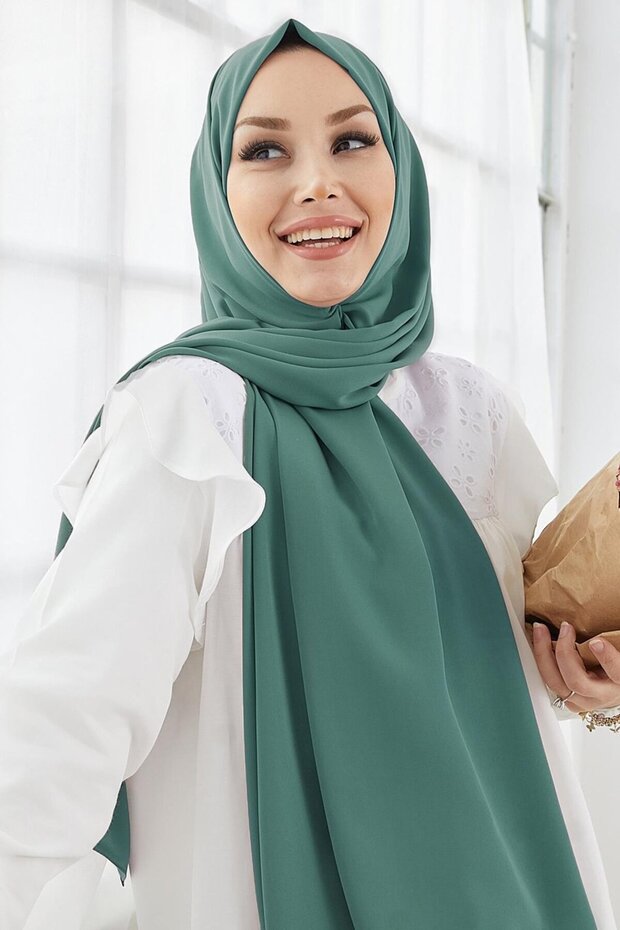 Plain Medina Silk Shawl