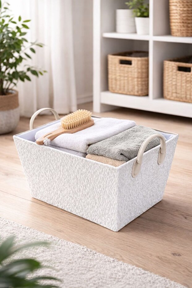 Arvena Multi-Purpose Fabric Basket – Organizer and Storage Box