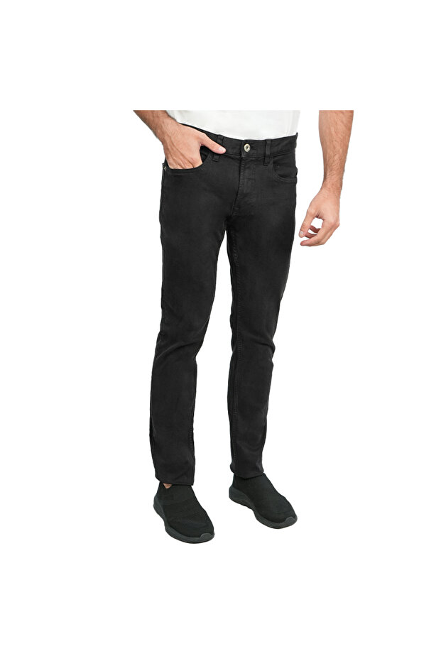 Men’s Skinny Taper Low Rise Stretch Denim Jeans