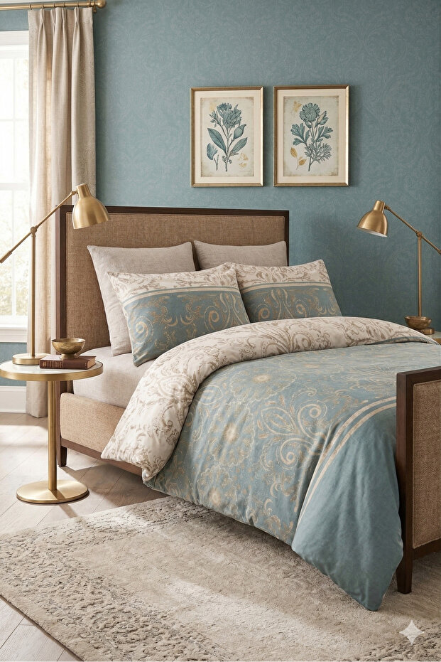 Double Patterned Bedding Set - 2
