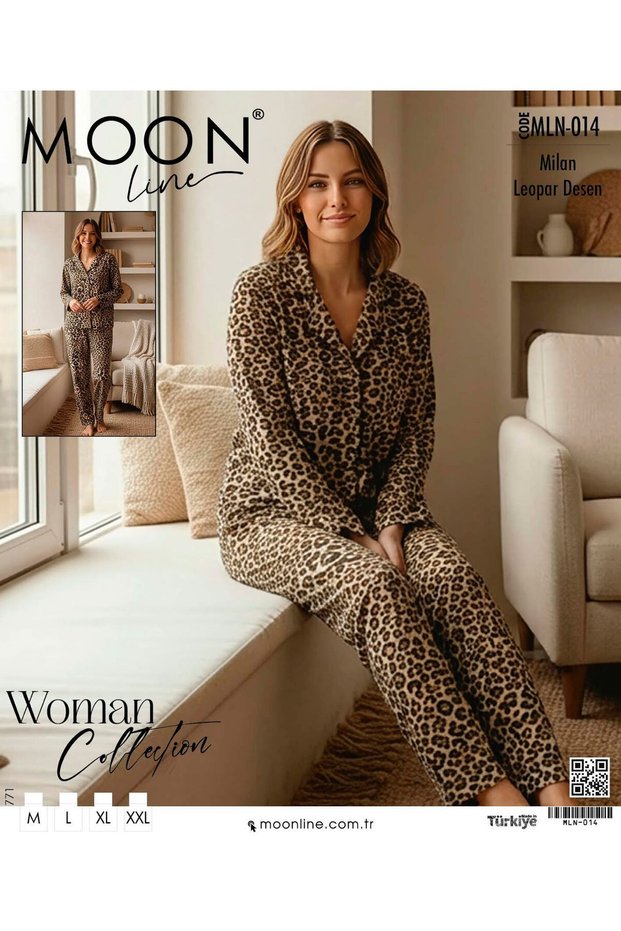 Leopard Print Pajama Set