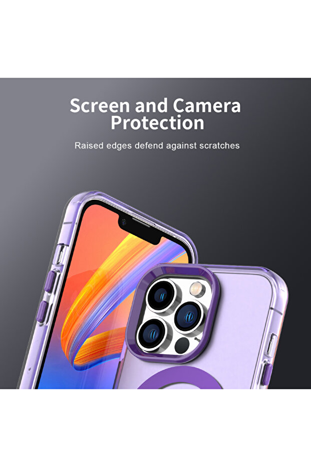 iPhone 14 Pro Case, Techsuit, TPU, Purple - 5