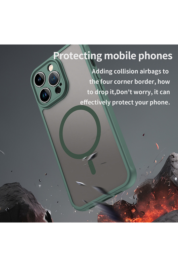 Case for iPhone 14 Pro, Techsuit, TPU, Green - 5