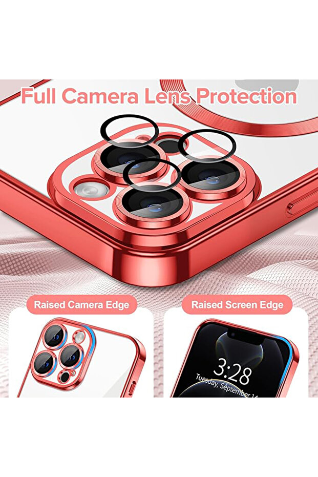 Case for iPhone 12 Pro, Techsuit, TPU, Red - 4