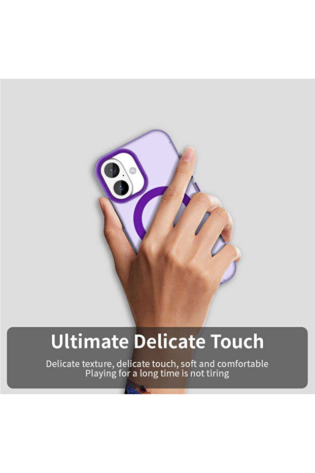 Case for iPhone 16 Plus, Techsuit, TPU, Purple - 3