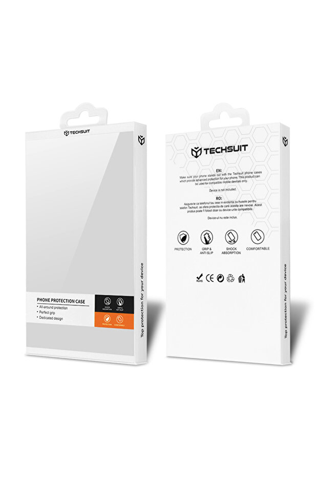 Case for Google Pixel 9 Pro, Techsuit, Polycarbonate, Gray - 5