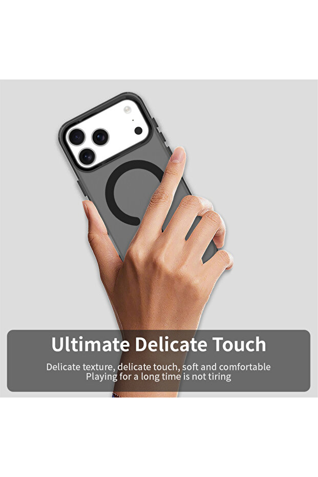 Case for iPhone 17 Pro Max, Techsuit, TPU, Black - 3