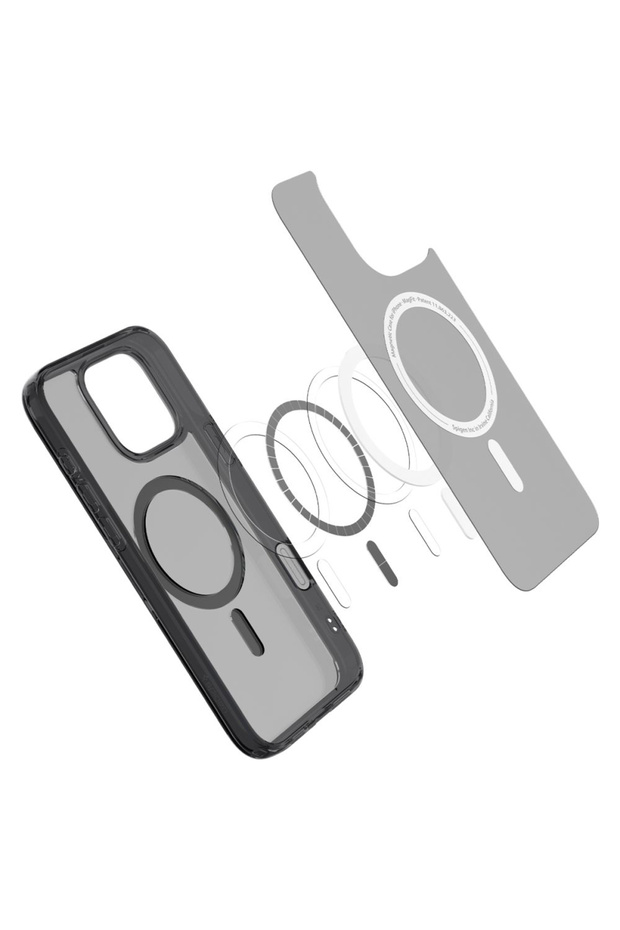 Case for iPhone 16 Pro Max, Spigen, Silicone, Gray - 7