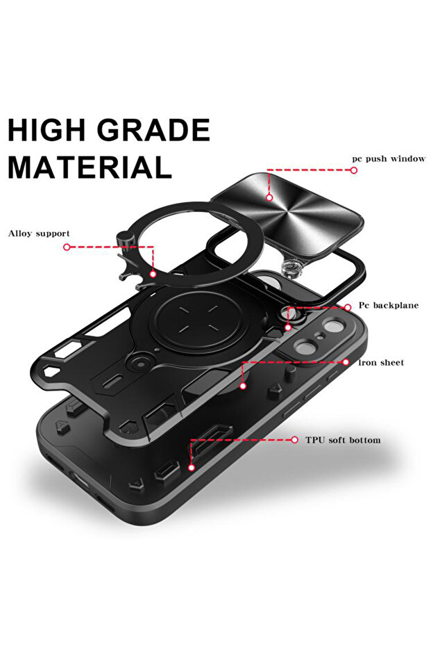 Case for iPhone 17 Pro, Techsuit, TPU, Purple - 2