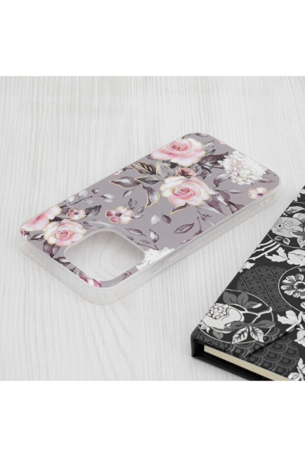 Case for iPhone 15 Pro Max, Techsuit, TPU, Gray - 4