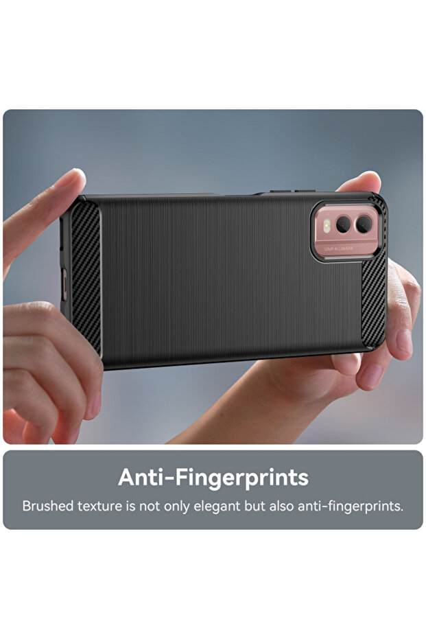 Case for Nokia C32, Techsuit, TPU, Black - 4