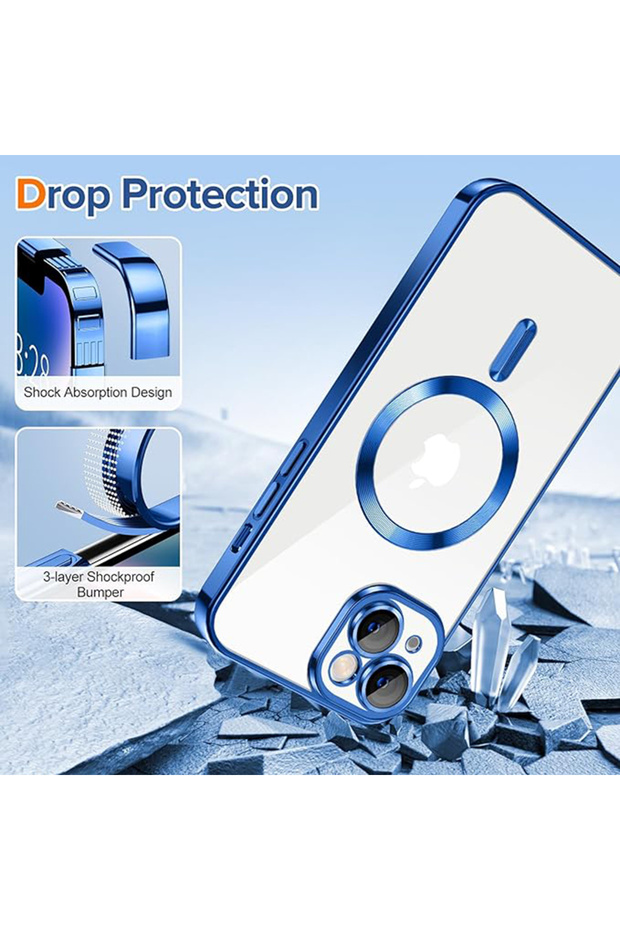 Θήκη iPhone 14, Techsuit, TPU, Μπλε - 3