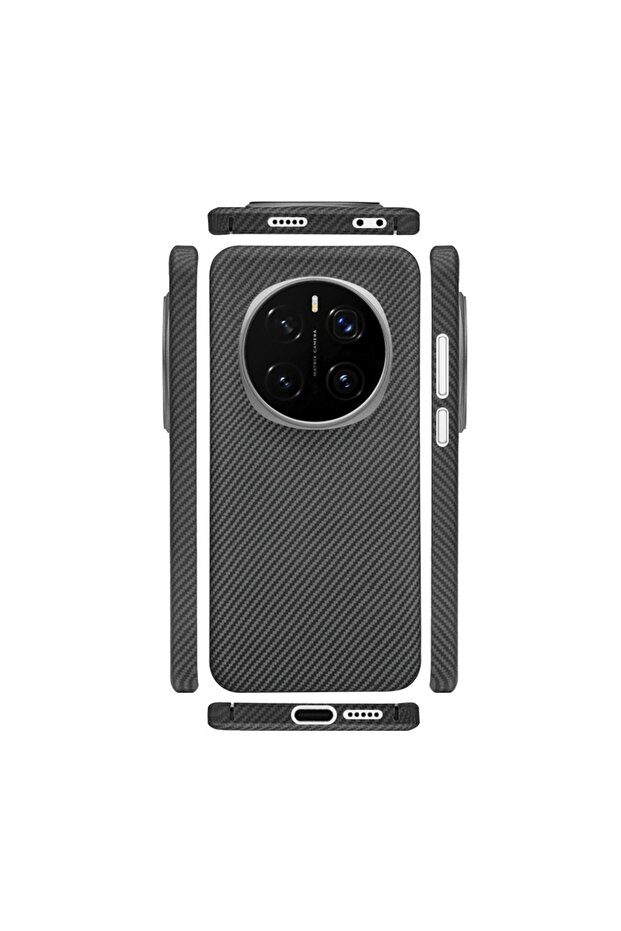 Case for Honor Magic7 Pro, Techsuit, Polycarbonate, Black - 2
