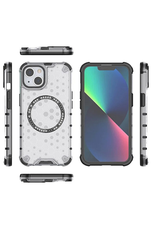 iPhone 14 Case, Techsuit, TPU, White - 5