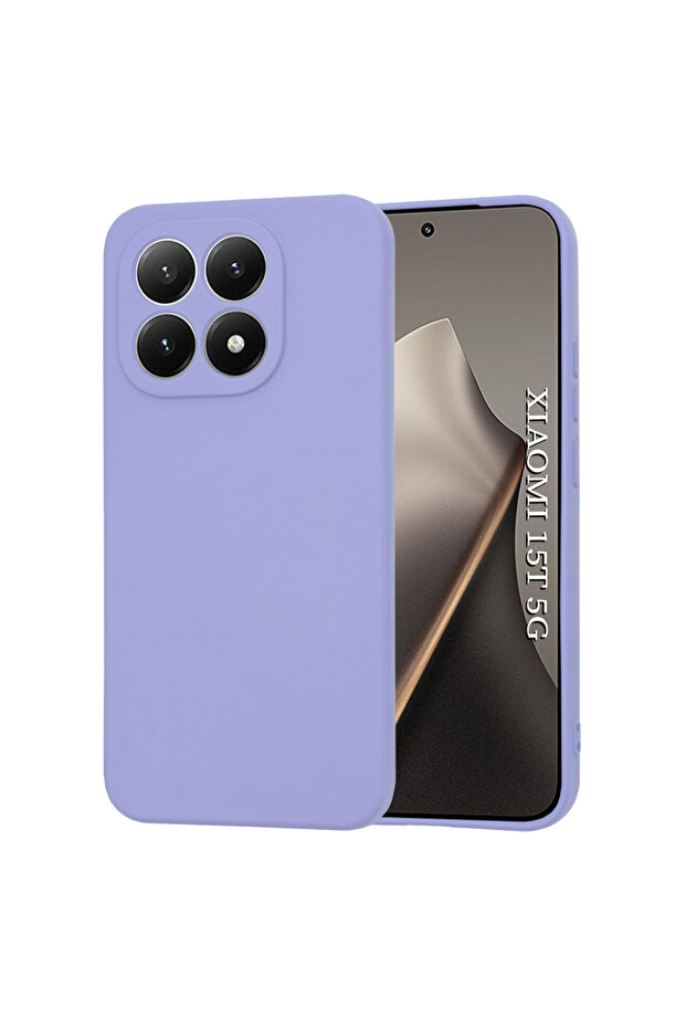 Case for Xiaomi 15T, SoftFlex, shockproof, purple - 1