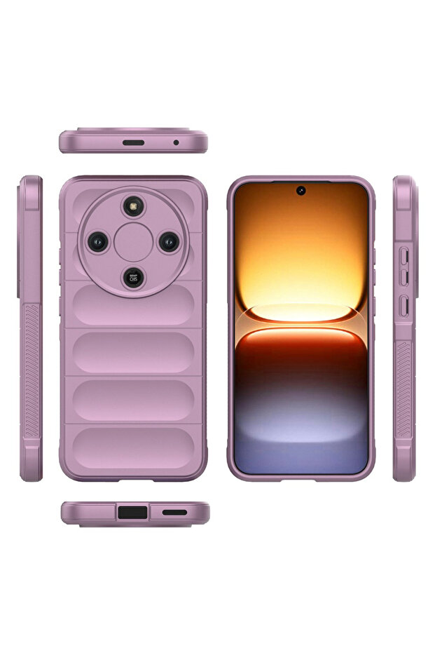 Case for Honor Magic8 Lite, Techsuit, TPU, Purple - 2
