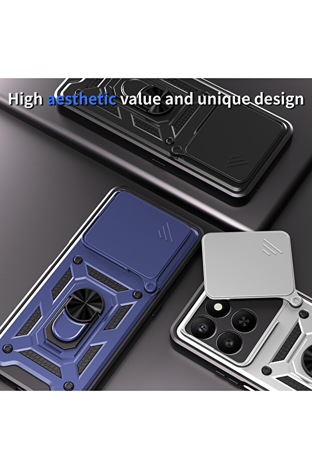 Case for Honor X5c Plus, Techsuit, TPU, Blue - 4