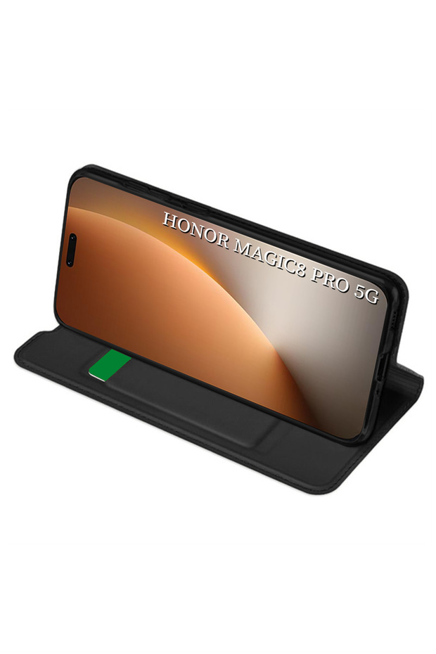 Husa pentru Honor Magic8 Pro, Techsuit, PU, Negru - 2