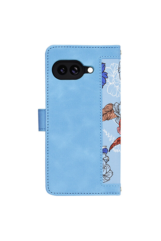Case for Google Pixel 9a, Techsuit, PU, ​​Blue - 3