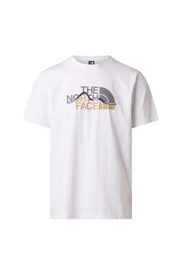 M Mountain Line Regular Short Sleeve Tee Men's T-Shirt Nf0A8Guxfn41 White-Xxl