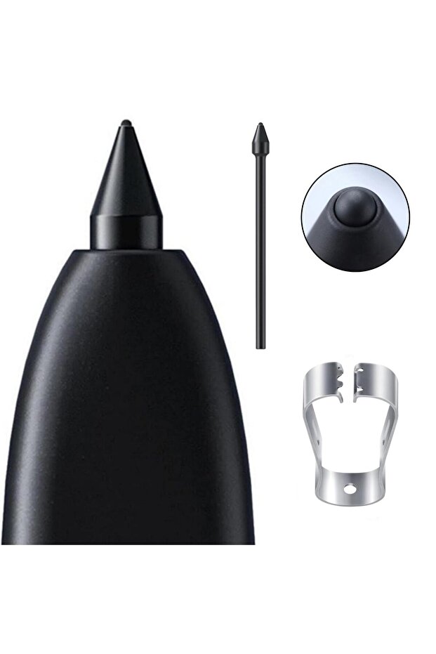 قلم سيليكون ناعم لـ Galaxy S24 Ultra S Pen، قطعة واحدة باللون الأسود (ليس قلمًا)