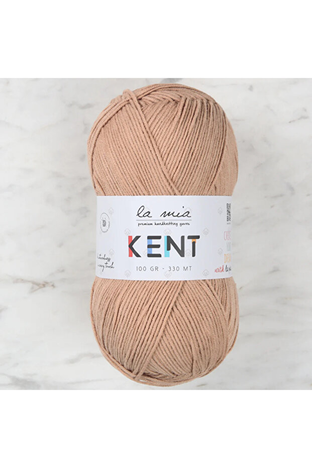 La Mia Kent Beige Hand Knitting Lanyard - L097
