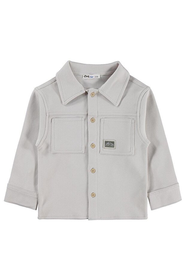 Basic Shirt for Ages 2-5 - Dark Stone Color