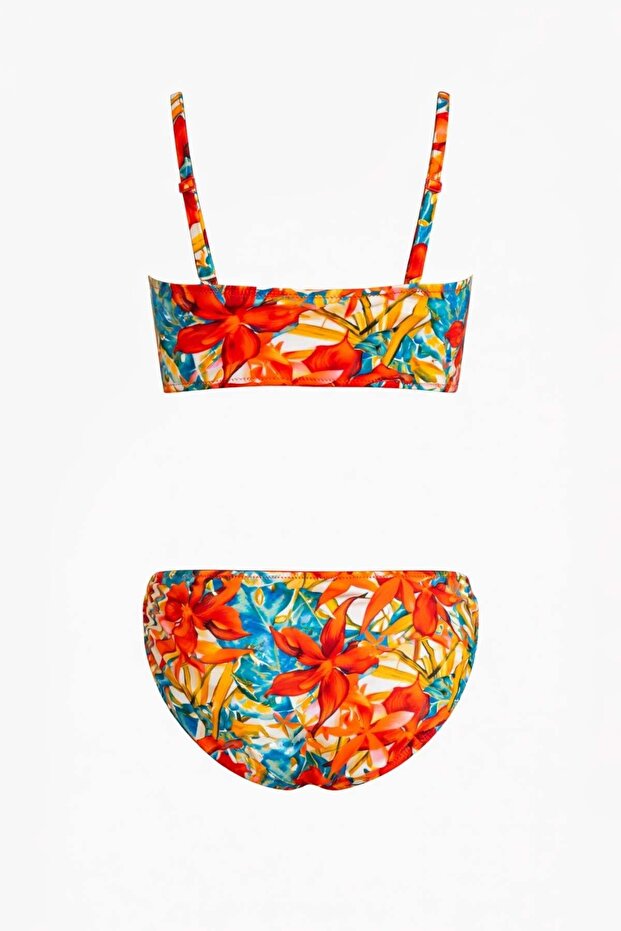 One Shoulder Ring Bikini Set - 6