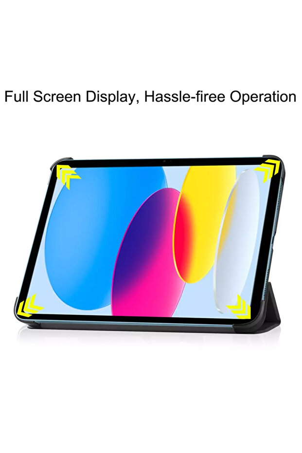 Husa pentru tableta iPad 10th generation, Techsuit, Clamshell Case, Black - 4