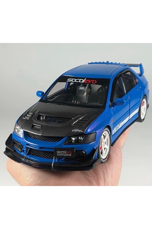 1:24 Mitsubishi Lancer Evolution Ev09 Diecast Model Car Carbon Hood Mitsubishi Ev09 Model Car