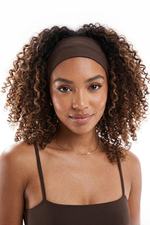 Cotton Soft Flexible Hair Band Yoga Pilates Hair Accessory