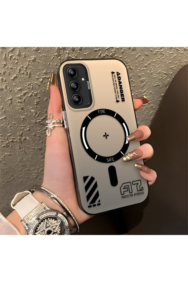 Samsung Galaxy A14 Compatible Silicone Edge Hard Back Anti-Fall Phone Case Creative Patterned