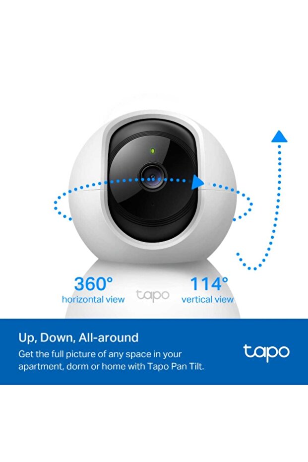 Pan/Tilt Home Security Wi-Fi Camera, Tapo C200C - 2