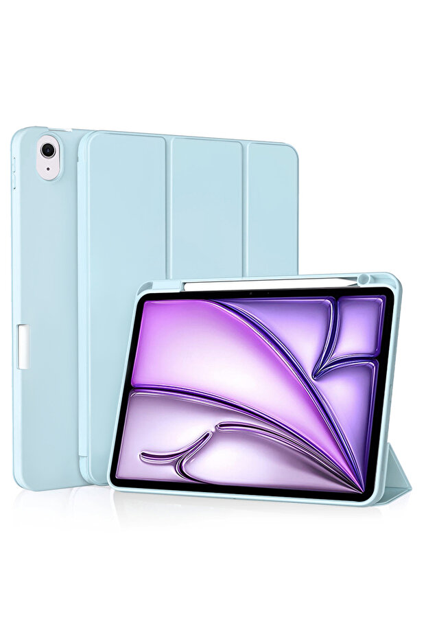 iPad Air 11 inch tablet case, Techsuit, Clamshell Case, Blue - 1