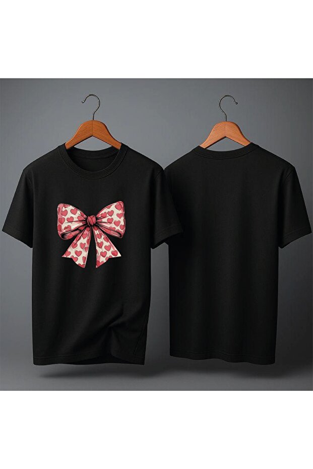 Ribbon Printed T-Shirt