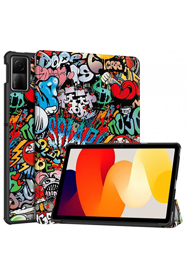 Redmi Pad tablet case, Techsuit, Clamshell Case, Multicolor - 1