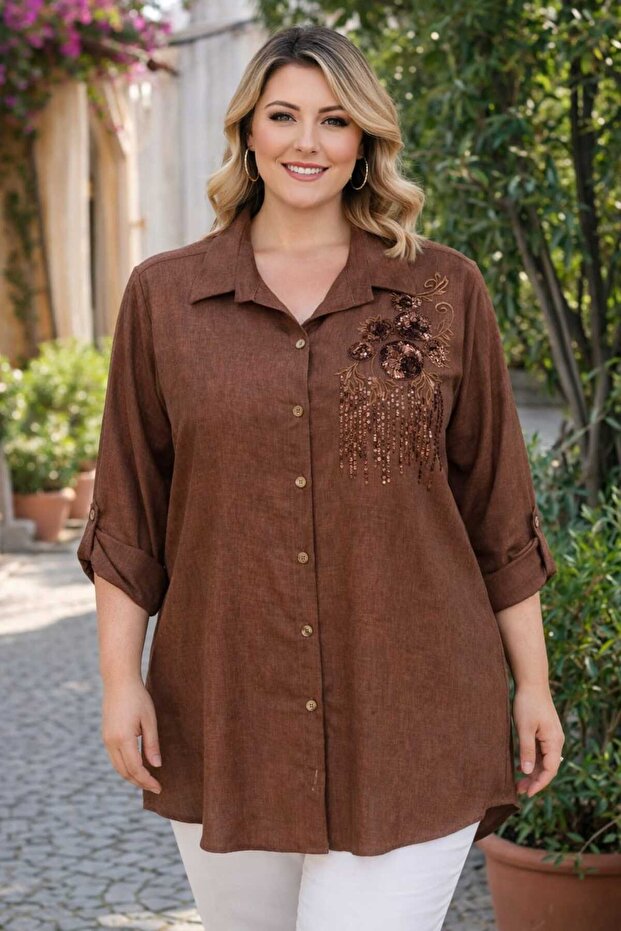 SOFYA NAKIŞLI BÜYÜK BEDEN - 1