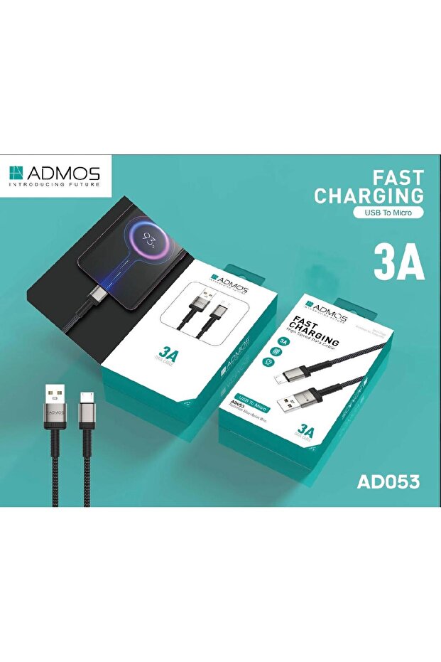كابل USB إلى مايكرو AD053 للشحن السريع 3 أمبير