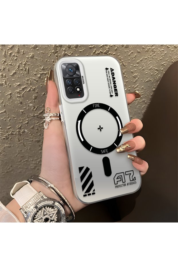 Redmi Note 11 Pro Compatible Silicone Edge Hard Back Anti-Fall Phone Case Creative Patterned