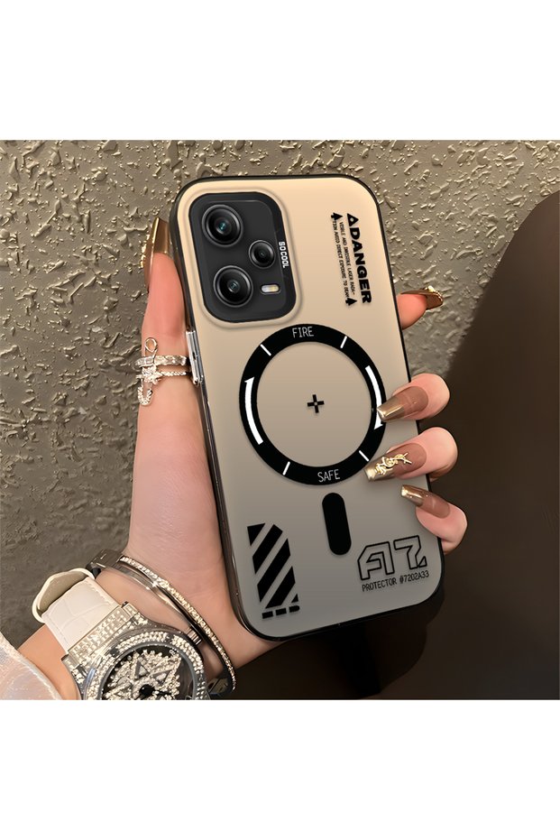 Redmi Note 12 Pro 5g Compatible Silicone Edge Hard Back Anti-Fall Phone Case Creative Patterned
