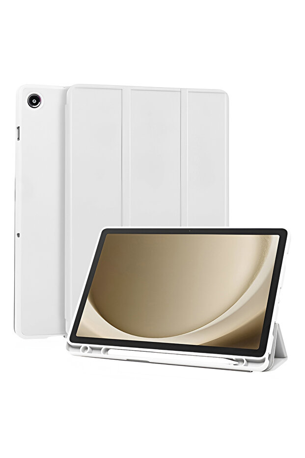 Husa pentru tableta Galaxy Tab A9 Plus, Techsuit, Clamshell Case, Gray - 1