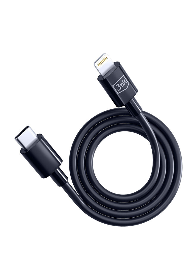 - Data Cable Hyper - USB-C To Lightning, 20W, 5A, 1.2m - Black - 2