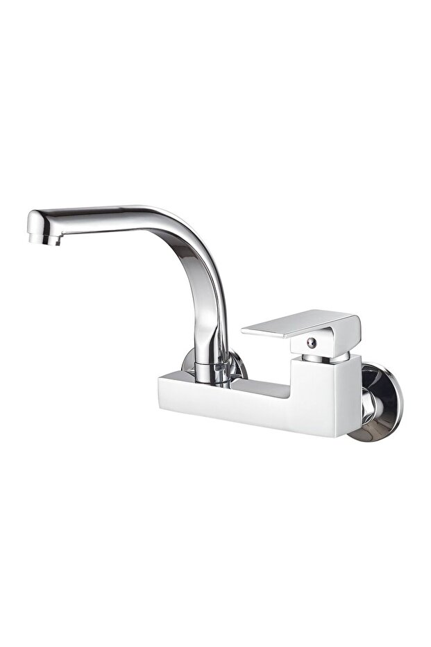 Power Wall Mounted Single Lever Sink Mixer