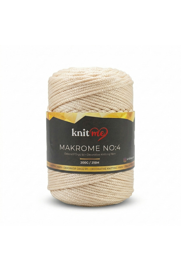 No:4 Polyester Macrame 200 Gr 215 Mt - 1