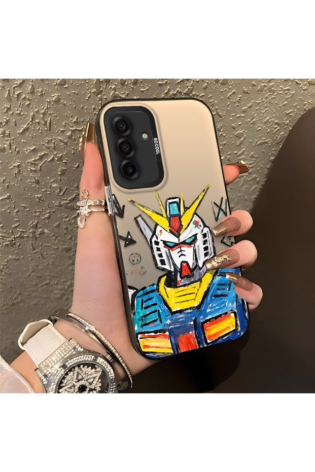Samsung Galaxy A17 4G/5G Compatible Stylish Male-Type Robot Pattern Protective Case