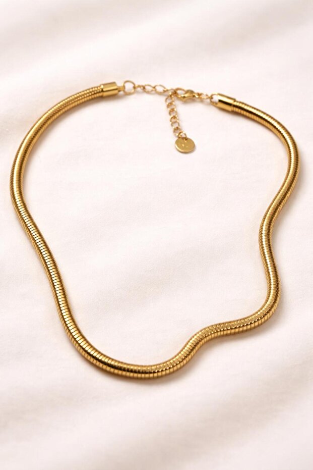 Gold Snake Chain Necklace
