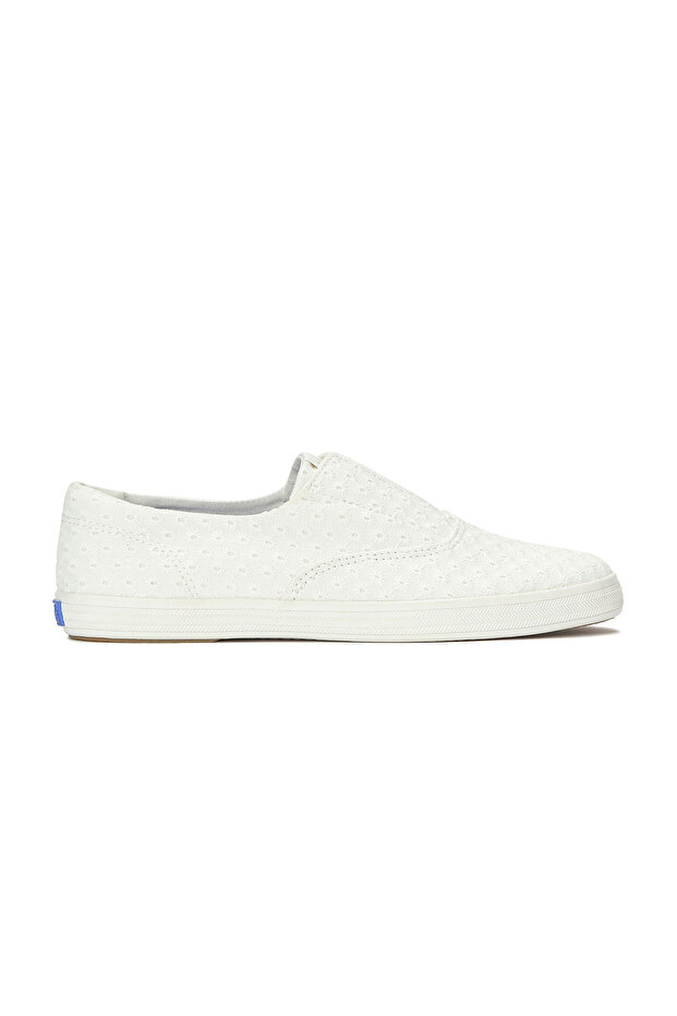 Women's Champion Canvas Slip-On Sneaker – Classic Laceless Low-Top Casual Shoe White