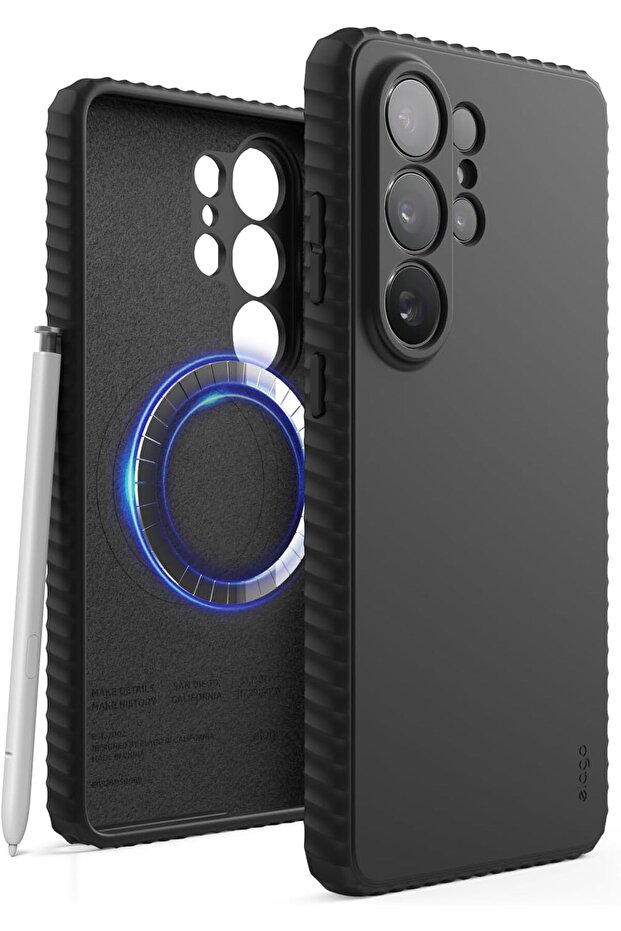 MagneticRidgeSilicone_SamsungGalaxy S26 ULTRA Non-Slip Grip, Shockproof