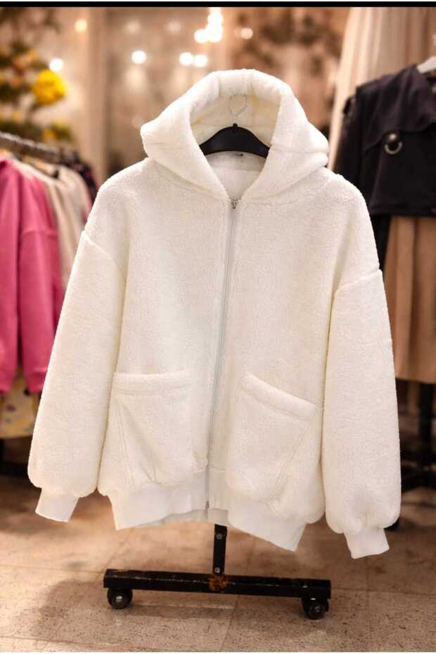 White Plush Caket - 4