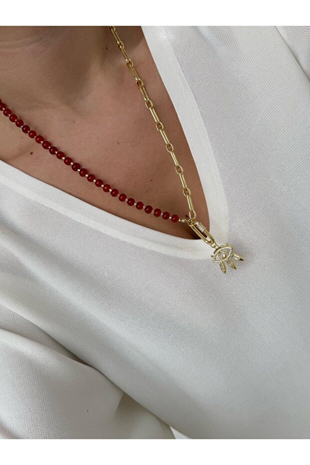 Bijuteri Necklace (Red)